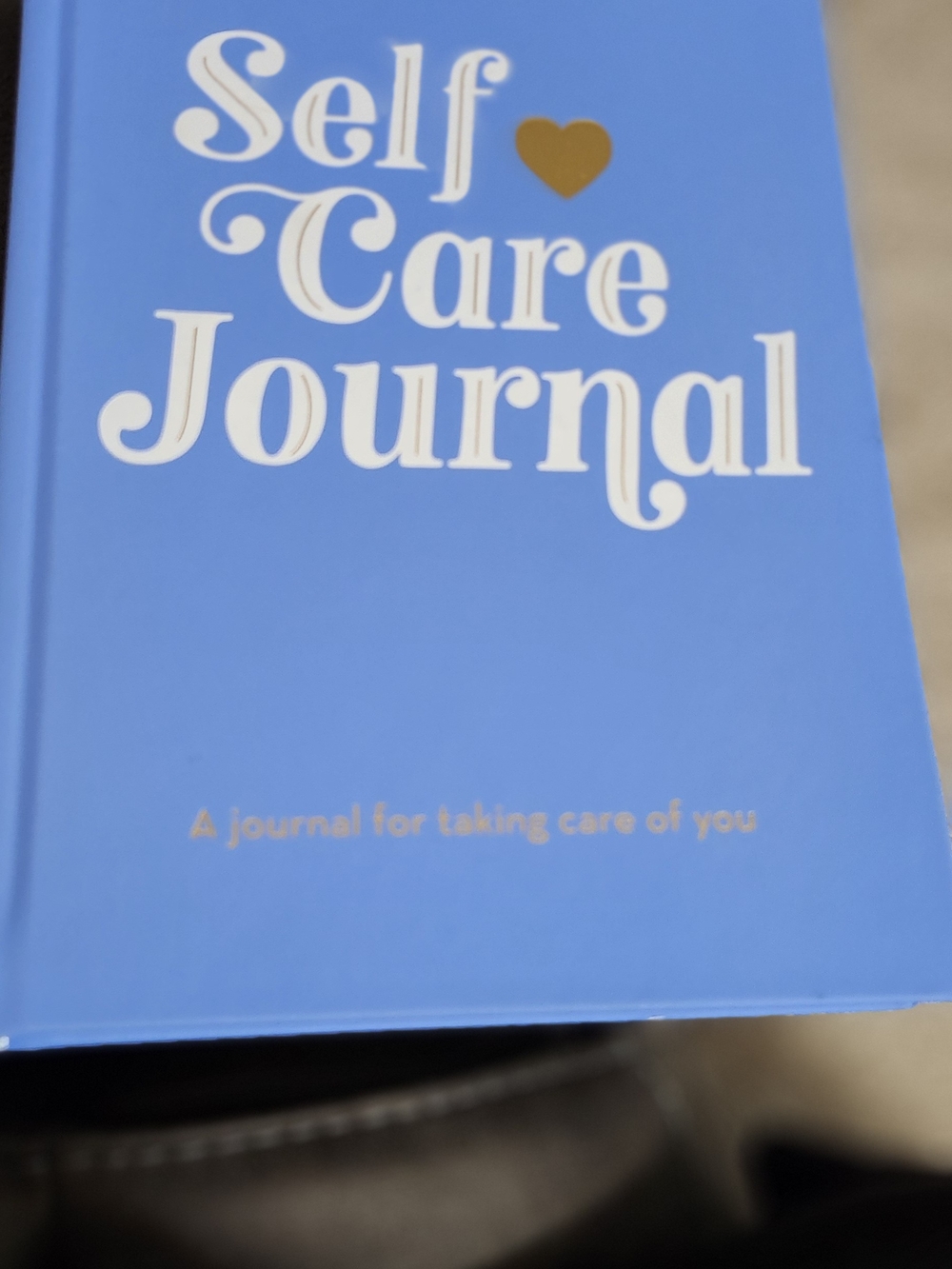 Self Care Journal - Blue Hardcover Wellness Notebook